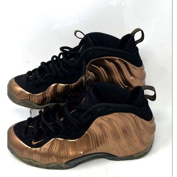 RARE Nike Air Foamposite One Black Metallic Copper Colorway Sneakers M-10.5 main image 5